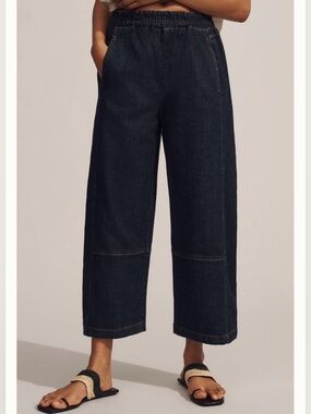 Anthropologie Izzie Relaxed Pull On Barrel Jeans